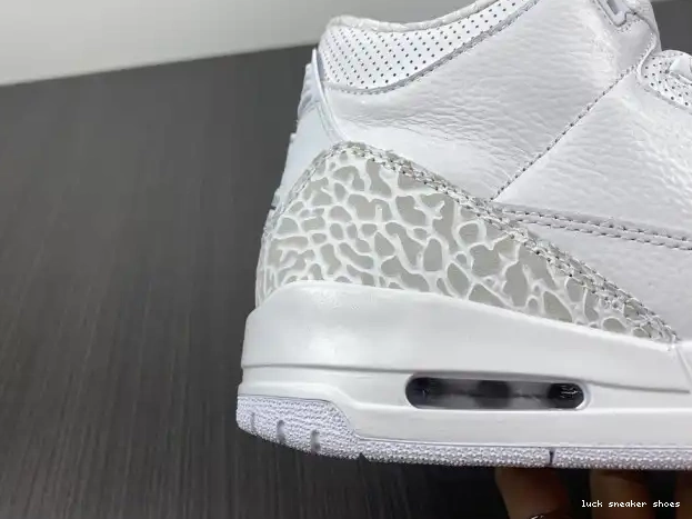 Cheap LUCY Jordan Retro 3 'Triple Air White' PS 429487-111 0325